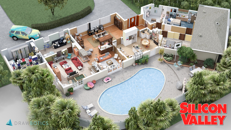 Illustration for article titled 3D Models Of Famous TV Show Sets